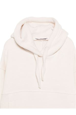 beige polyester hoodie PAOLO PECORA KIDS | PP4135BURR